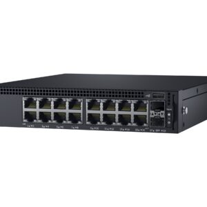 Dell Networking X1018 Smart Web Managed Switch/ 16x 1GbE and 2x 1GbE SFP ports Lifetime Li...