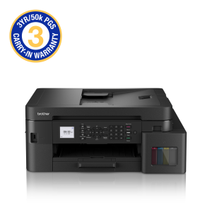Brother Colour Ink Tank A4 4-IN-1 Print Copy Scan Fax; USB; Wired Wireless; WiFi Direct; Duplex