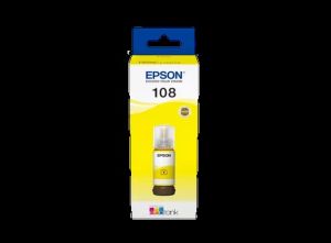 Epson 108 Ink Bottle Yellow 70ml for L8050 / L18050