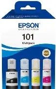 Epson 101 Ink Bottles Multipack 260ml (total) 1 x Black 1 x Cyan 1 x Magenta 1 x Yellow L4150 /