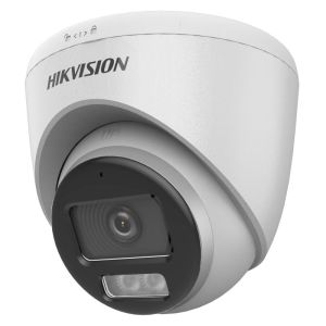 Hikvision 2MP Analogue ColorVu Fixed Turret Camera, 2.8mm, 40m IR, 40m WL, Built-in Mic
