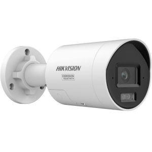 Hikvision 4MP Smart Hybrid Light with ColorVu Fixed Mini Bullet Network Camera, 4mm, Two-way Audio