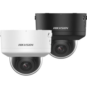 Hikvision 4MP AcuSense PTRZ Varifocal Dome Network Camera, 2.8-12mm, IP66, IK10, Darkfighter, IR up