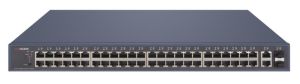 Hikvision L2, Smart Managed, 48 Gigabit PoE ports, 2 Gigabit RJ45, 2 Gigabit SFP uplink ports