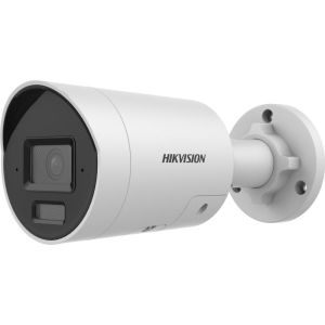 Hikvision 4MP AcuSense Strobe Light & Audible Warning Fixed Bulet Network Camera, 4mm, IR up to
