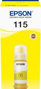 Epson 115 Ink Bottles Yellow 70ml EcoTank L8160 6200 pages 2300 Photos