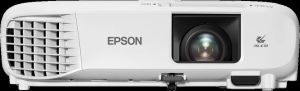 Epson 3800lm WXGA 1280x800 16:10 Lamp USB 2VGA 2HDMI RS-232C Wi-FiOptional LAN NoBag White