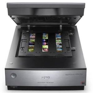 Epson 6sec/pp A4 Flatbed USB2 Film/Plans/X-ray 6400x9600DPI Graphics (Incl Transparency unit for